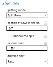 Set seed when splitting data